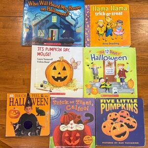 Set of 7 Halloween Children's Books